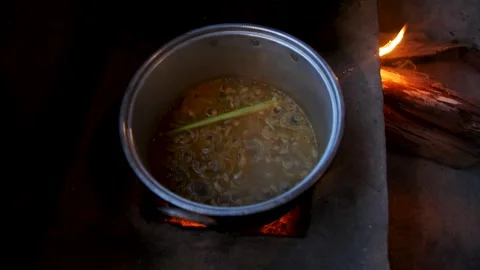 Cooking delicious soup Stock Footage 278075900