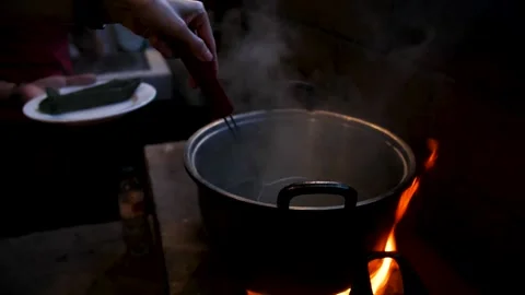 Cooking delicious soup Stock Footage 278256423