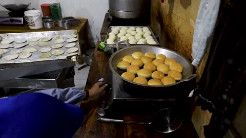Cooking donuts Stock Footage 276149391