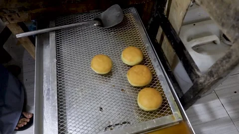 Cooking donuts Stock Footage 276149446