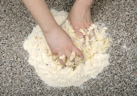Cooking dough Stock Photos