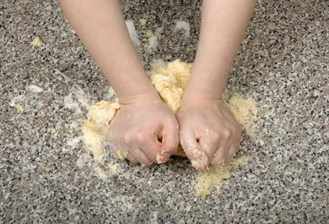Cooking dough Stock Photos