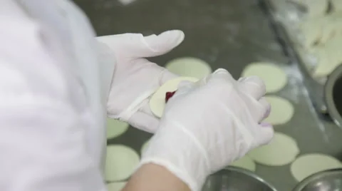 Cooking Dumplings Stock Footage 65723097