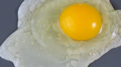 Cooking an egg Stock Footage 22124365