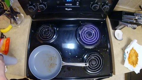 Cooking Eggs Stock Footage 89781891