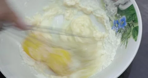 Cooking eggs in the kitchen Stock Footage 145451964