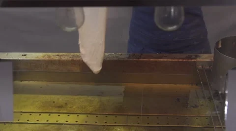 Cooking Elephant Ears at the Fair Stock-Footage 49149859