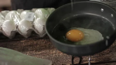 Cooking in field conditions Video stock 54108990