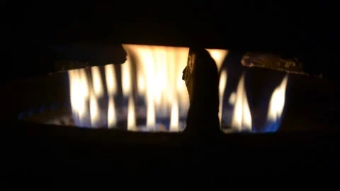 Cooking fire Stock Footage 158775933