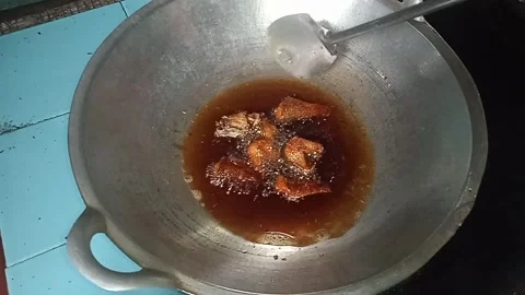 Cooking fish Stock Footage 308237907