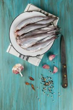 Cooking fish Stock Photos