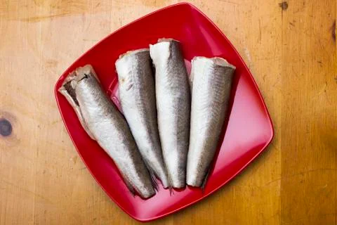 Cooking fish Foto stock