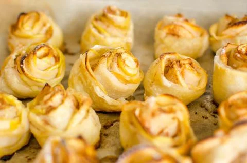 Cooking fresh pastry Stock Photos