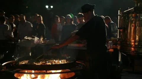 Cooking fried potatoes Stock-Footage 10982554
