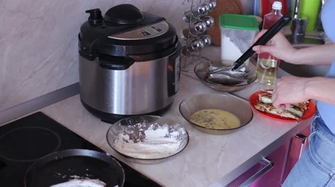 Cooking Fried Smelt Fish Stock Footage 62748628