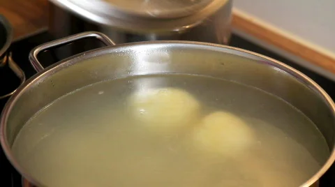 Cooking german dumplings Stock Footage 670660