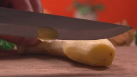 Cooking Ginger Stock-Footage 97221208