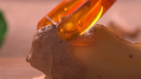 Cooking Ginger Stock Footage 97222286