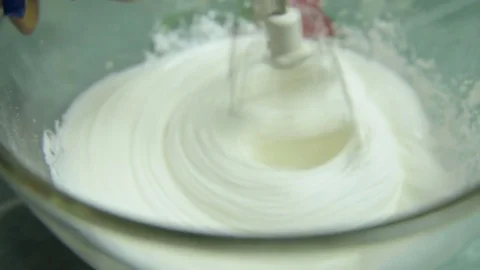 Cooking glaze or royal icing close-up Stock Footage 84968080