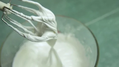 Cooking glaze or royal icing close-up Stock Footage 84968154