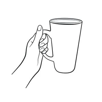 Cooking hand isolated Stock Illustration