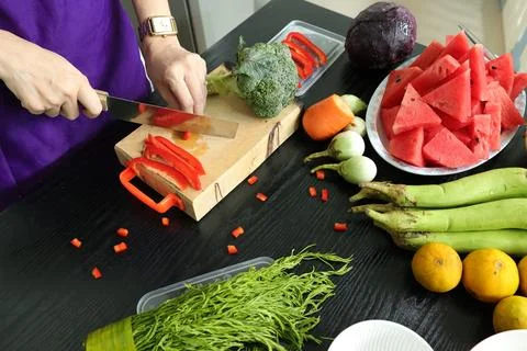 Cooking with hands Fotos Stock