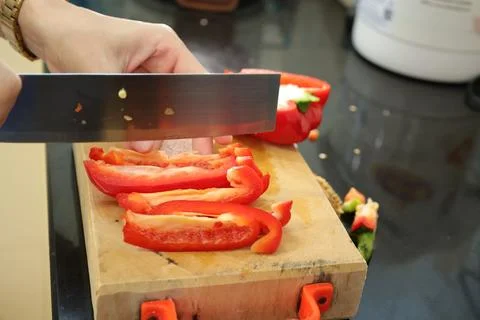 Cooking with hands Stockfoto's