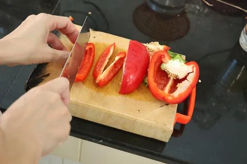 Cooking with hands 스톡 사진