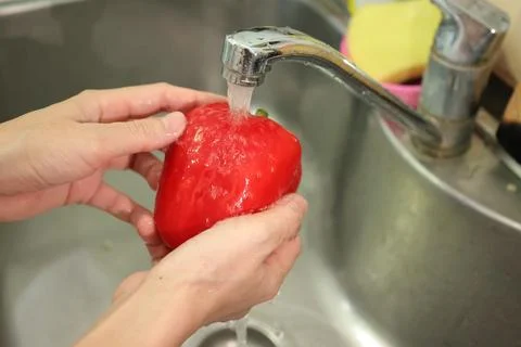 Cooking with hands Stock Photos