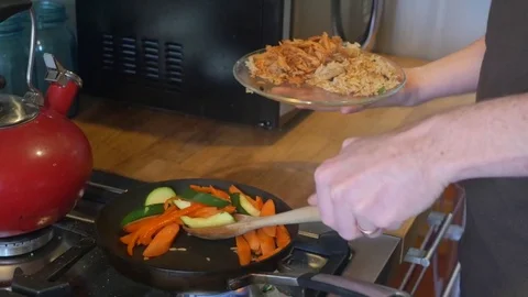 Cooking at home 動画素材 83603835