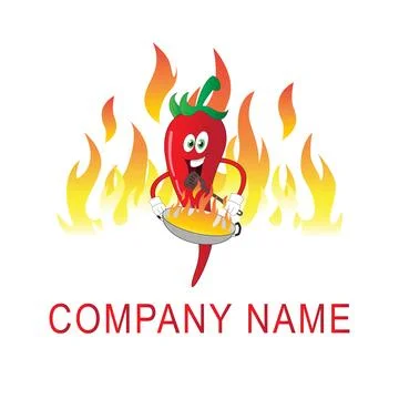 Cooking hot logo Stock Illustration