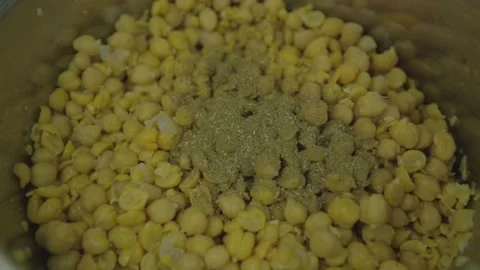 Cooking hummus Stock Footage 233690538