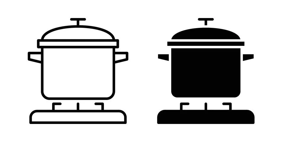 Cooking icon set, collection of vector icons Stock Illustration