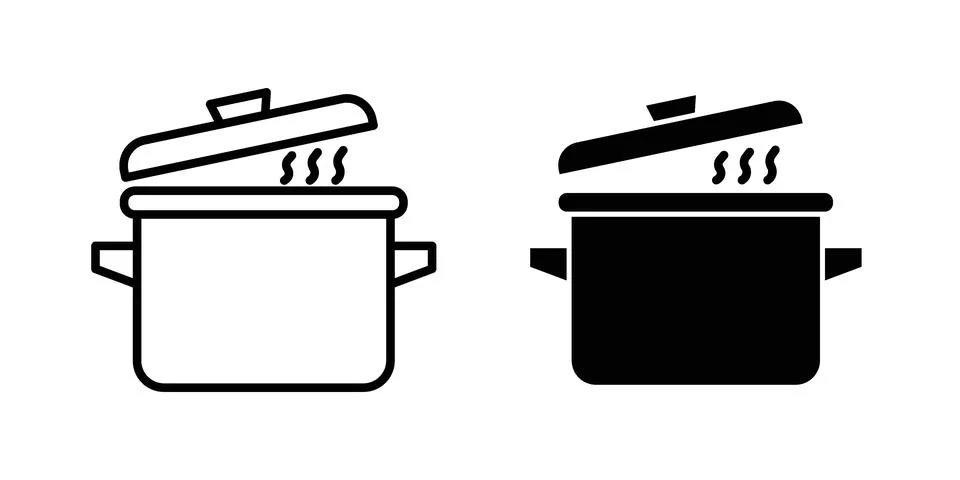 Cooking icon set. Vector EPS 10 Stock Illustration