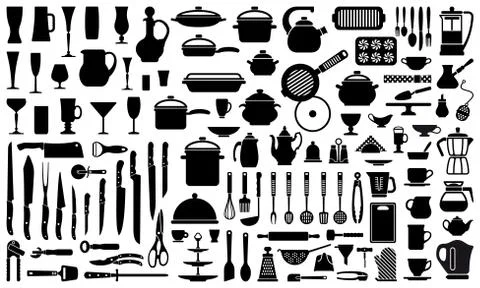 Cooking icons Stock Illustration