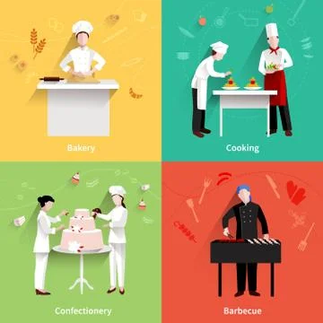 Cooking Icons Set Stock Illustration