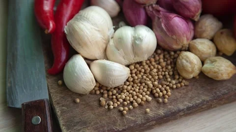 Cooking Ingredients Stock Footage 42136657