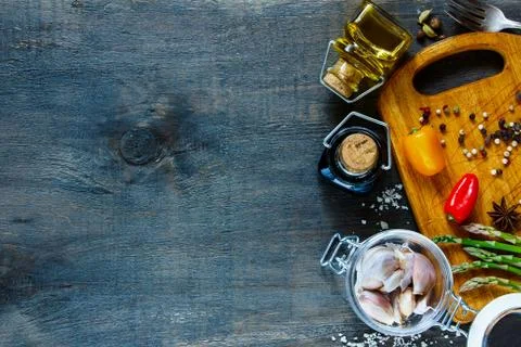 Cooking ingredients Stock Photos
