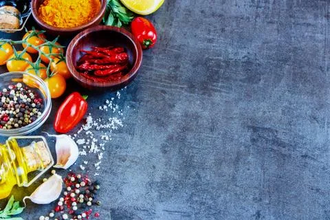 Cooking ingredients Stock Photos