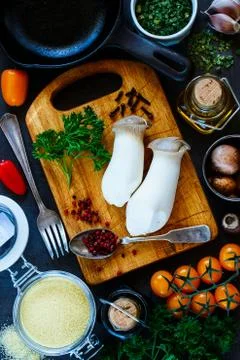 Cooking ingredients Stock Photos