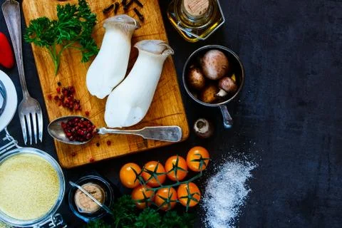 Cooking ingredients Stock Photos