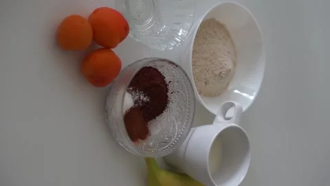 Cooking ingredients vertical video Full HD Video stock 245447571
