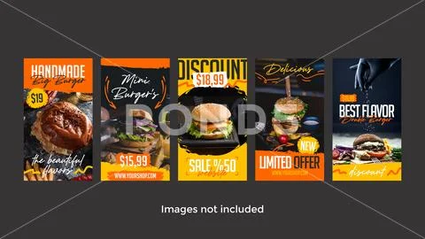 Cooking Instagram Stories PSD-Vorlage