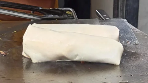 Cooking the kebab Stockbeeldmateriaal 274384951