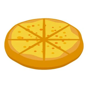 Cooking khachapuri icon isometric vector. Food bread Stock Illustration
