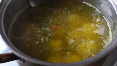 Cooking khinkali Stock Footage 175679676