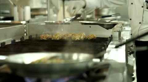 Cooking In Kitchen Stock Footage 55530450