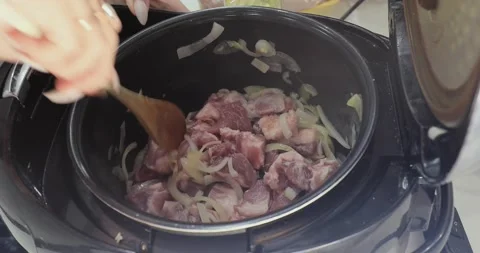 Cooking in the kitchen Video stock 145635317