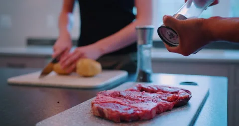 Cooking In The Kitchen Stock Footage 320324143