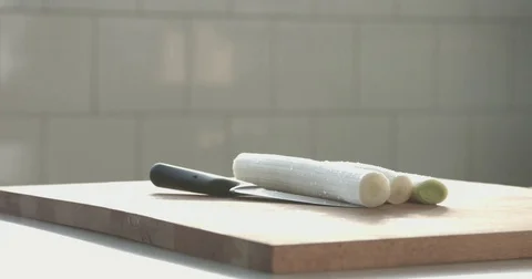 Cooking leeks and parmesan risotto video Stock Footage 80306822